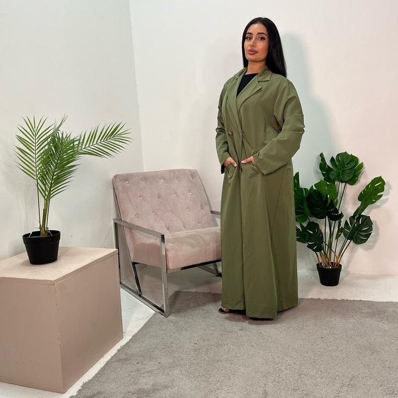 Ladies oversized button boyfriend lightweight duster coat onesize uk 6-16 5