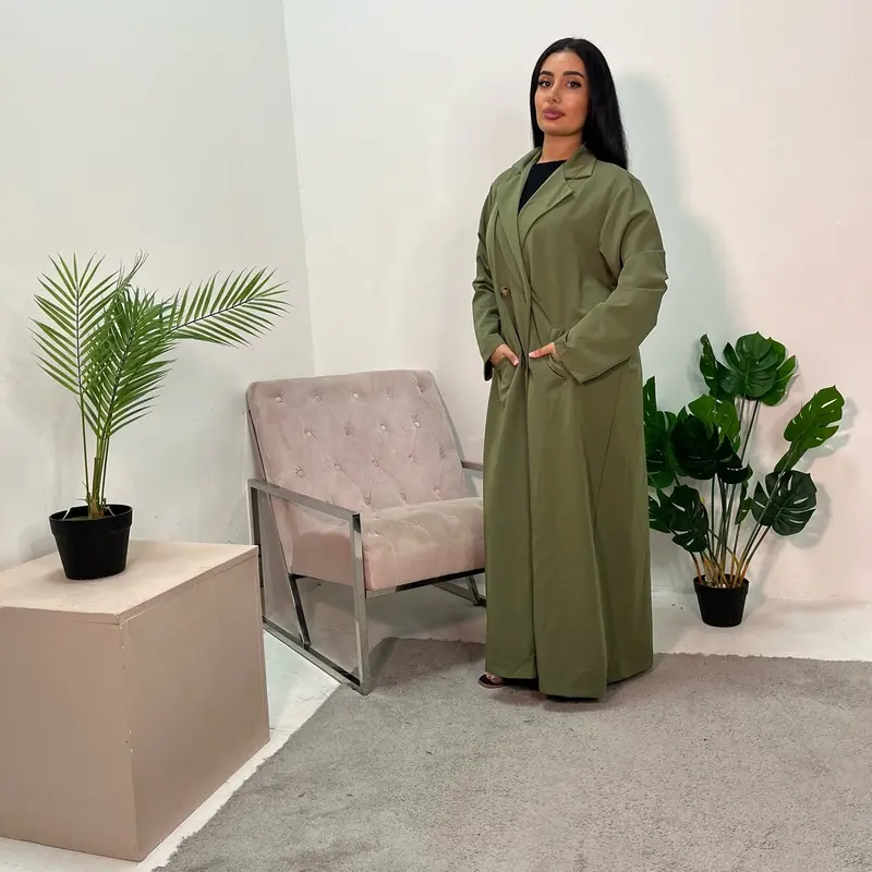 Ladies oversized button boyfriend lightweight duster coat onesize uk 6-16 5