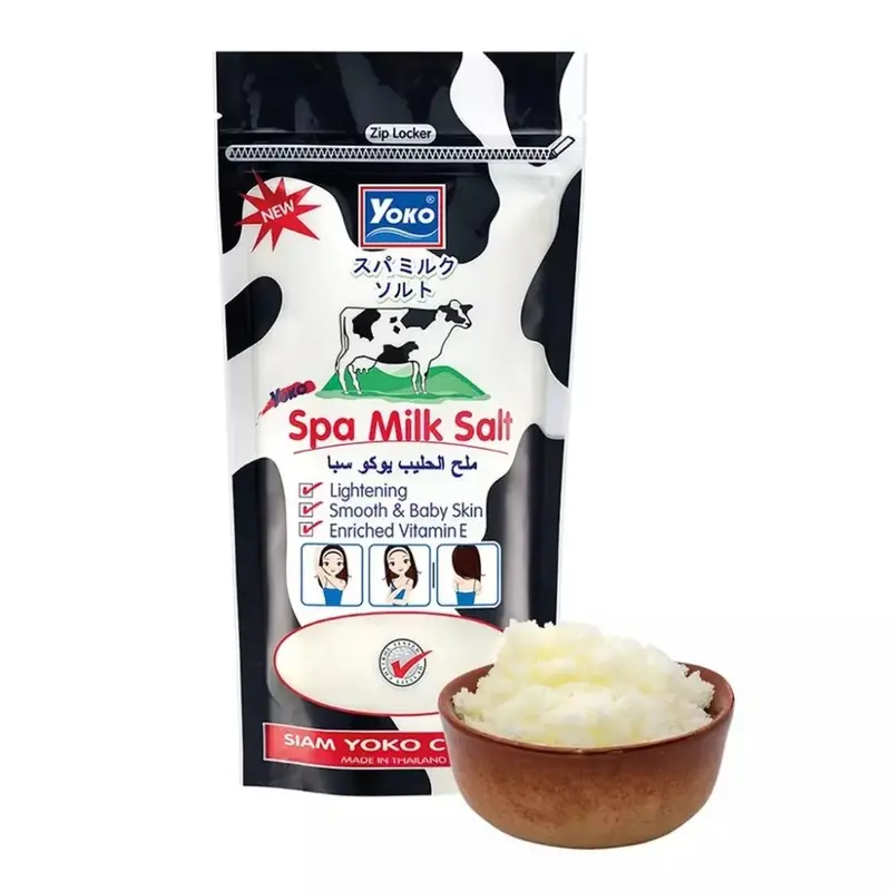 YOKO Milk Spa Salt Whitening Moisturizing Exfoliating Body Scrub 300g NEW Body Care Skin Care Skin Repair 2