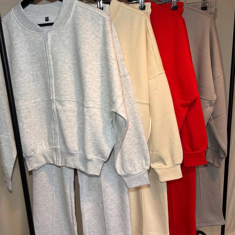 Bomber jacket and seam front straight leg tracksuit 2