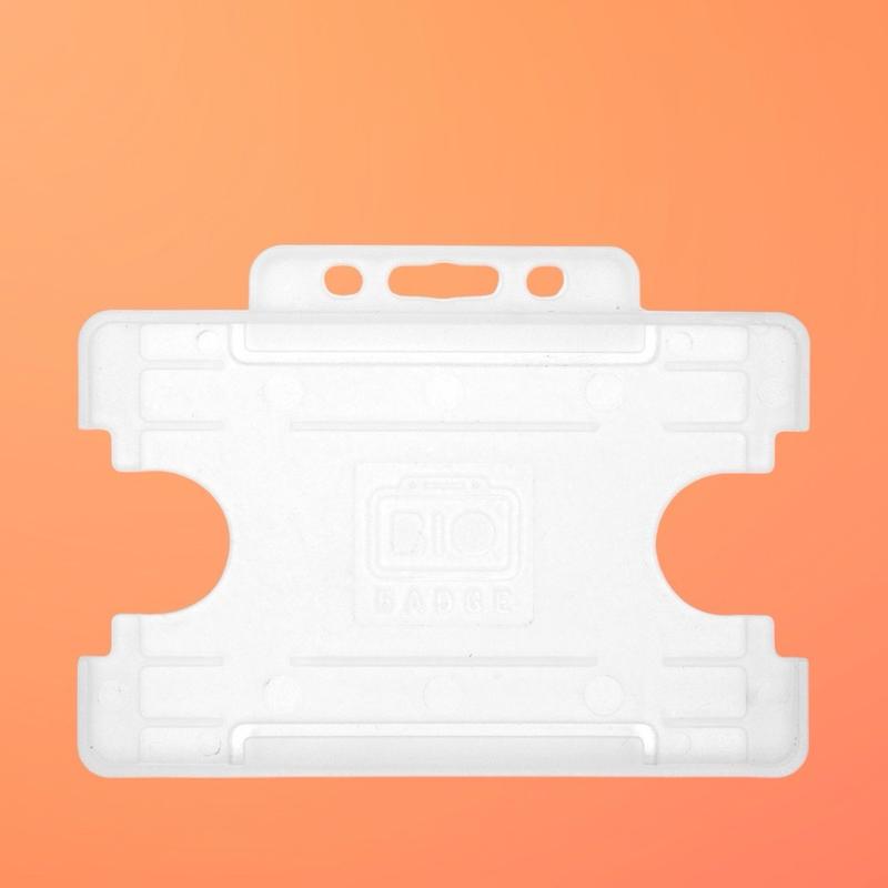 Double Sided Biodegradable ID Card Holders - Choose Your Color 4