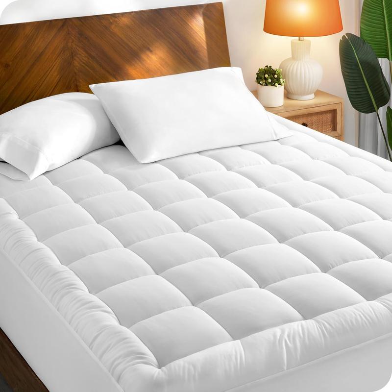 Best Hotel Quality Mattress Topper 10cm / 4 Inches Extra Thick Deep Toppers Single Double King Super King size Comfy Bed Pad 3