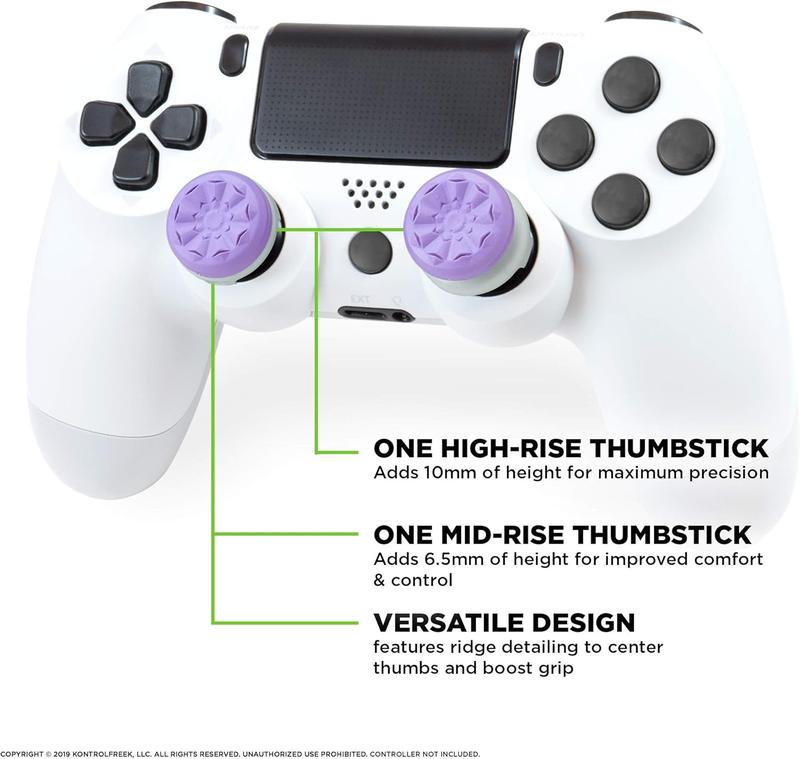 KontrolFreek Galaxy & FPS Freek – Performance Thumbsticks for PS5, PS4 & Xbox, Enhanced Grip & Control 3