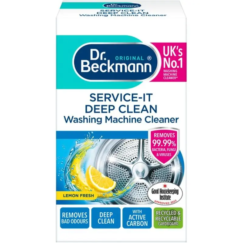 Service-it Deep Clean Washing Machine Cleaner | Removes 99,99 % of bacteria and fungi and viruses | eliminates bad odours | 250 g