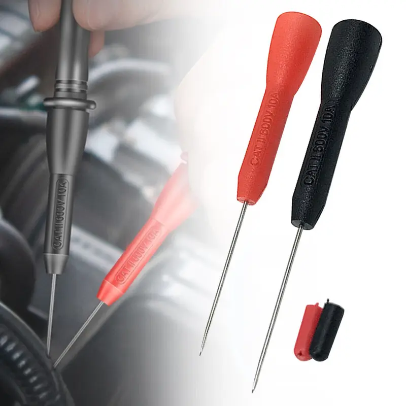 Universal Multimeter Test Lead Extention Back Probes Sharp Needle Micro Pin 1
