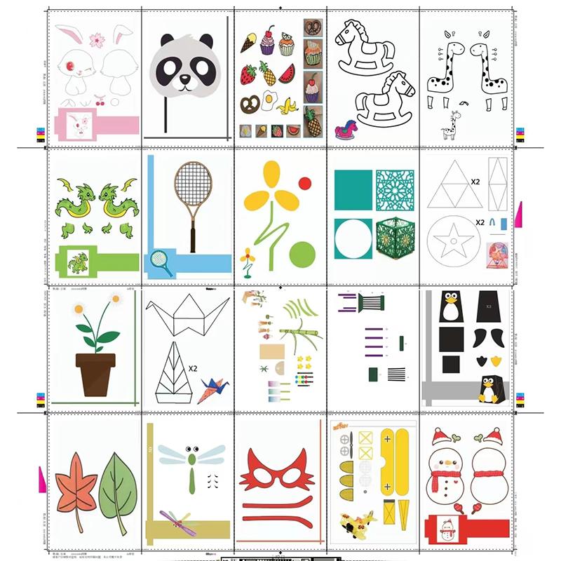 3D Printing Drawing Book and 5 meters/10 colors totaling 50 meters of PLA , Reusable Colorful 40 Patterns Thick Paper Template with a Clear Plate, Painting Graffiti Template for 3D Pen Kids DIY Gift posca pens 6