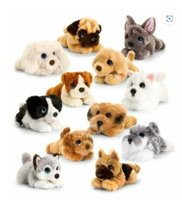 KEEL NEW 25CM SOFT TOY SIGNATURE CUDDLE PUPPY DOG MANY BREEDS TO CHOOSE FROM 0