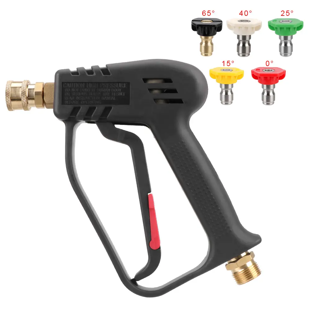 For Karcher/Nilfisk for Car Cleaning Cleaning Water Gun High Pressure with 5 Quick Connect 4000PSI Color Nozzle Kit