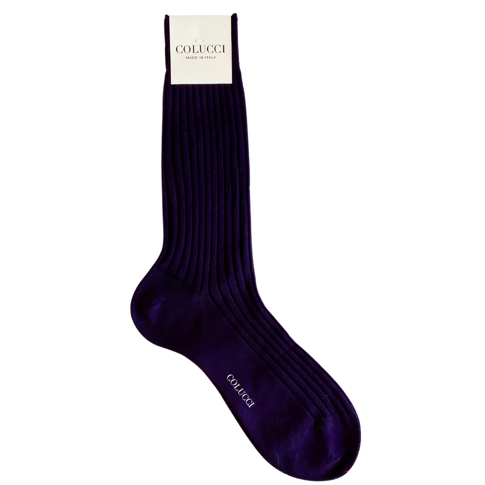 Purple Cotton Dress Socks