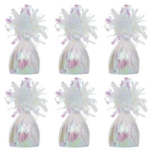 Iridescent Foil Balloon Weights - Pack of 6