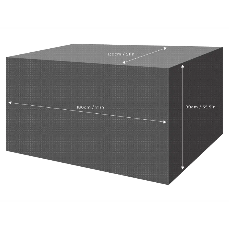 All Sizes Oxford  Rectangular Cover Fits Rectangular Furniture Sets 100cm to 300cm 7