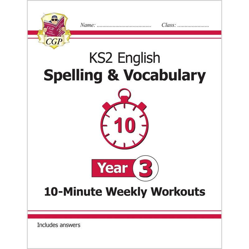 Year 3 Maths and English 10 Min Test Workbook Bundle for 7 to 8 year olds KS2 1