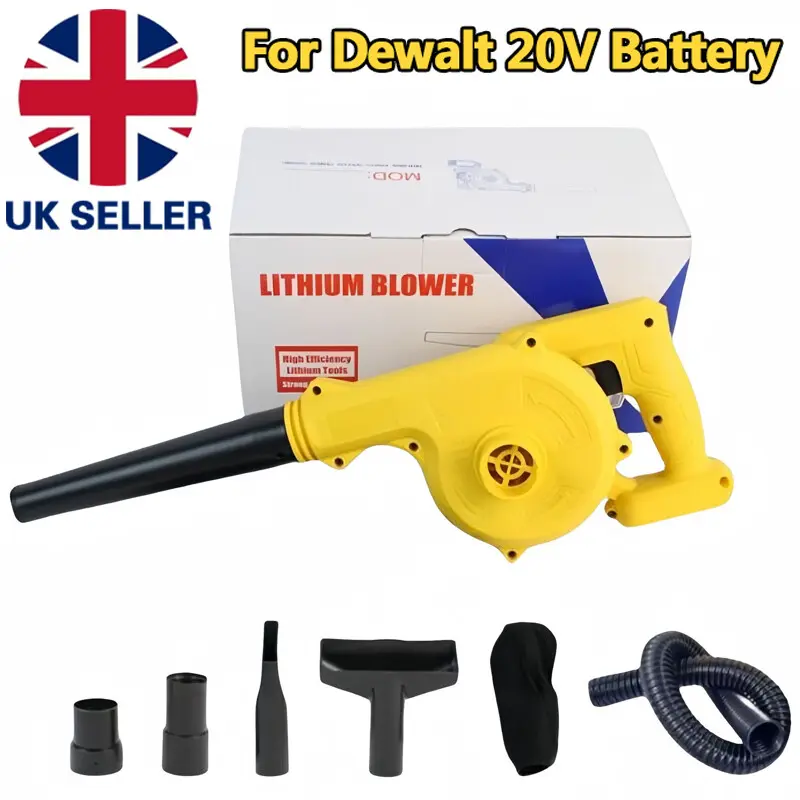 Cordless Leaf Blower for Dewalt 20V Battery 2 in 1 Electric Leaf Blower Vacuum F Garden leaves blowing 5