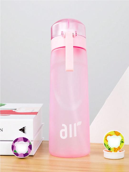 1pc Flavored Water Bottle, Bottle Starter Set, Drinking Bottle With One Random Flavoured Pods Suitable For Gyms, Schools, Flavored Water Bottle Drinkware Tumbler Cup Mug Portable Bottled Washable Reusable 2