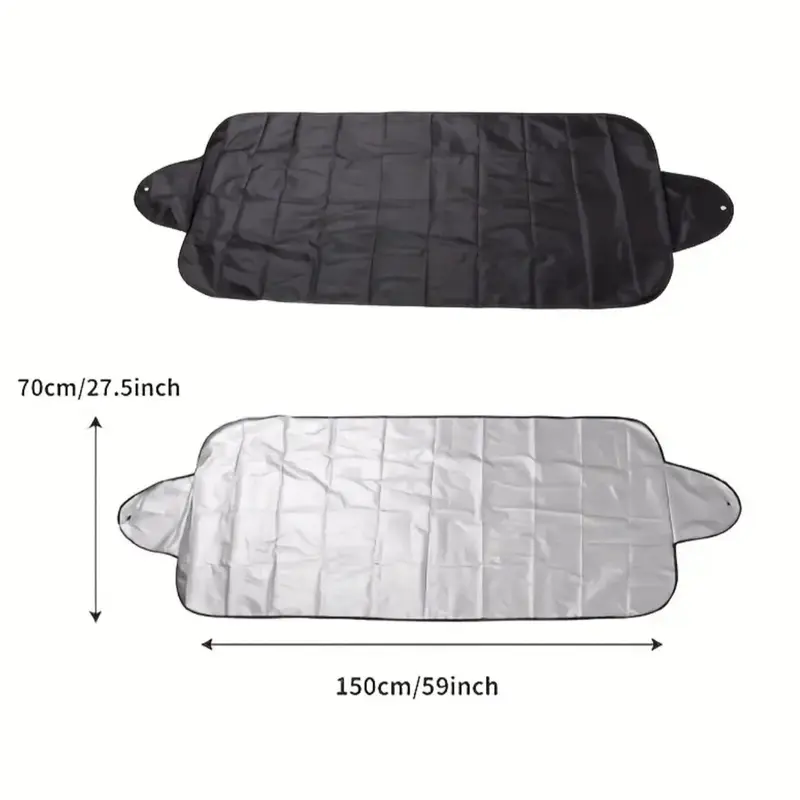 Car Windshield Cover Waterproof Sun Visor Protection Against Heavy Snow, Ice, and Frost - Compact, Portable, and Easy to Install 1