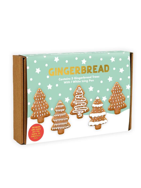 Gingerbread Biscuit Trees Letterbox Decoration Kit 2
