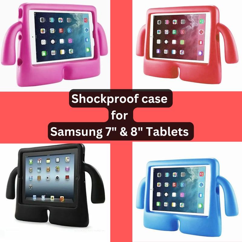 kids Case Cover For samsungs: (7 Inches) Tab E lite T113 , Tab3 Kids ,T110, T111, P3110, P3100, P3200, T110, T212, T210, Tab3 lite, T230, T231, T1, T280  & ( 8 Inches) T380, T385, T290, T295, M3, WaterPlay, Fire HD 8(6th,7thGen), T220, T225 Accessories 1