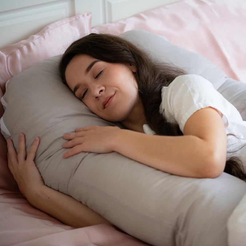 Full Body U-Shaped Pregnancy Pillow: Comfortable and Breathable with Free Zipped Cover 6