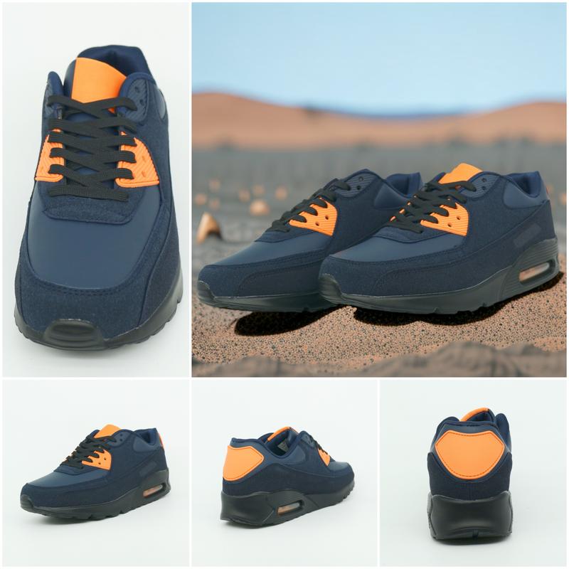 Men's Trainers 2024 UK Mens Air Shock Absorbing Max 90 Running Basketball Trainers Jogging Gym Fitness Trainer Man Shoes Multi Colours 6