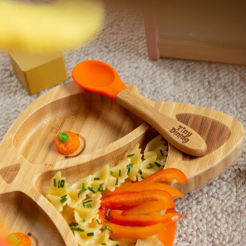 Tiny Dining 4pc Fox Bamboo Baby Weaning Set 5