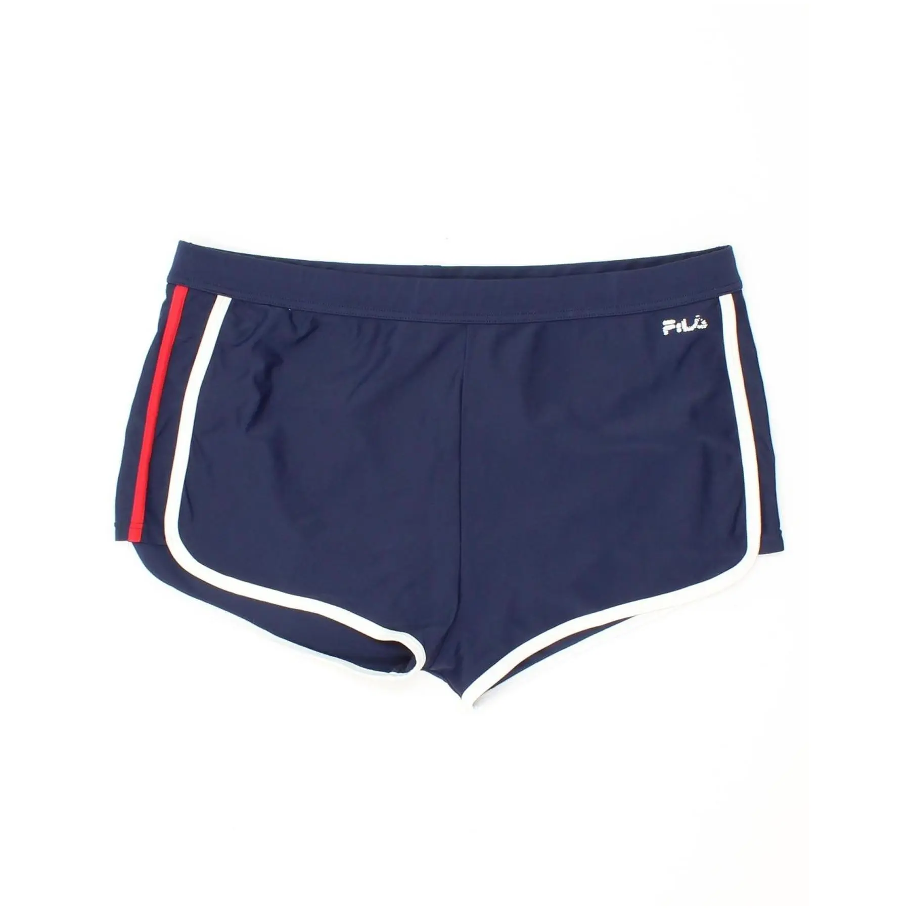 Pre-Owned Vintage FILA Womens Swimming Shorts UK 18 XL Navy Blue Polyester