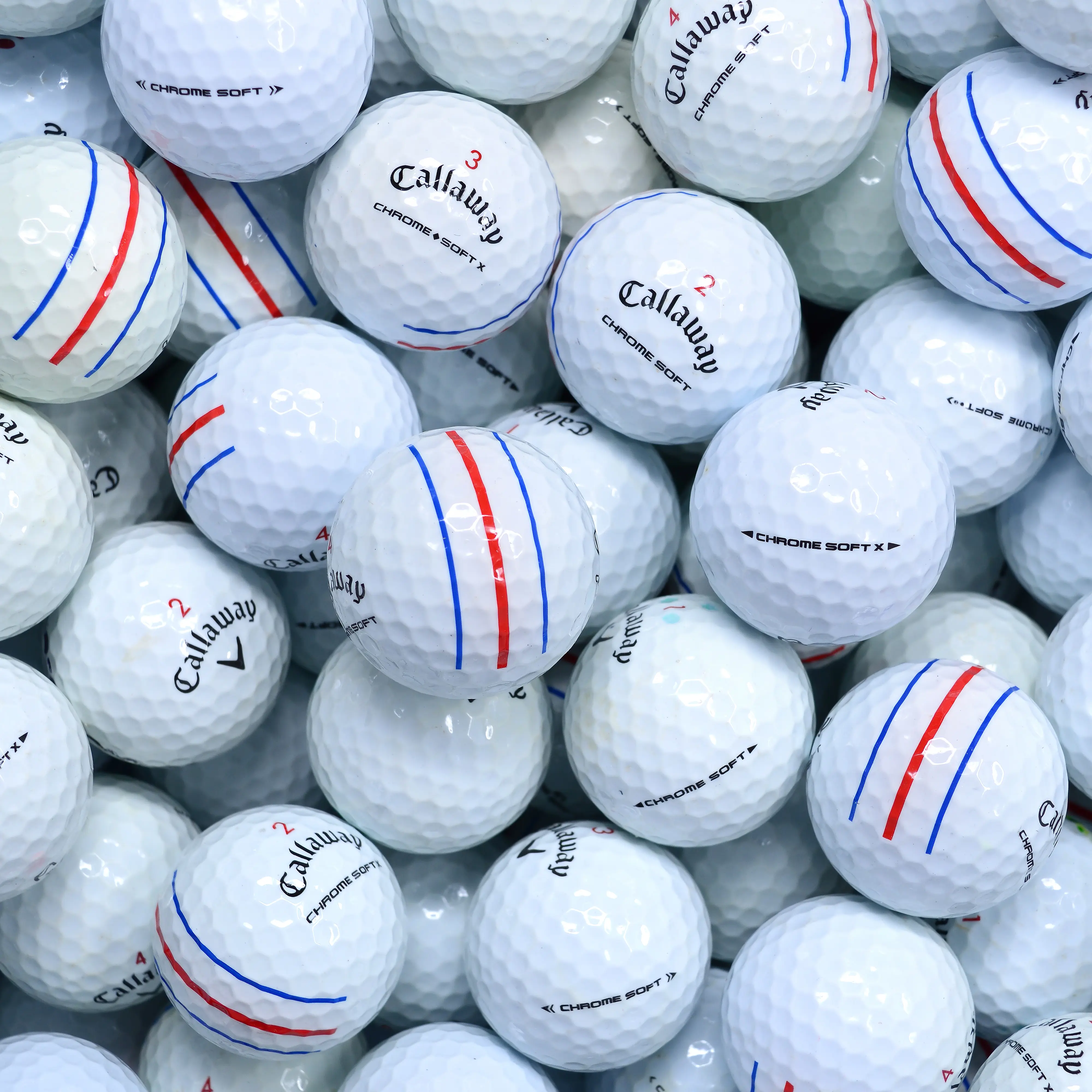 Callaway Chrome Soft & Chrome Soft X Lake Balls - Grade A Golf Balls
