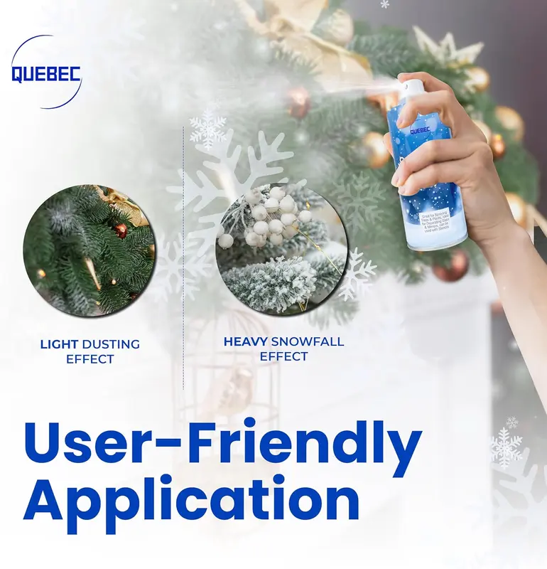 Artificial Snow Spray Set of 2 Cans - Ideal for Decorating Christmas Trees, Windows, Glasses, Wreaths - 85ml Can - Fruit, Decorative Gift Backdrop Father Decoration Nature Photo Stretchy Tool Ornaments 4