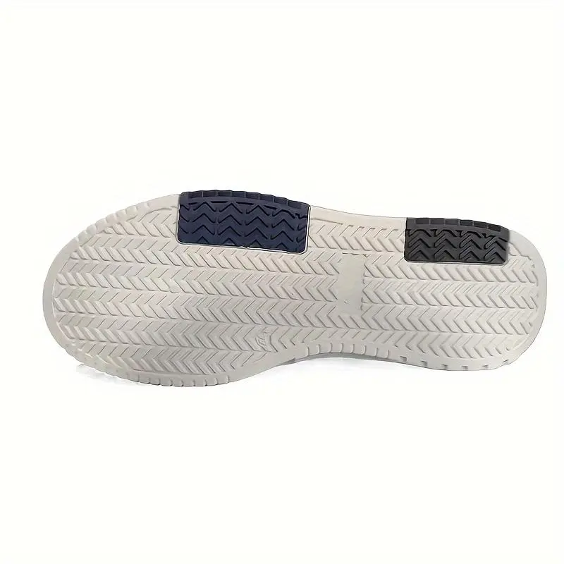 Men's fashion street trend corrugated pattern low-top skateboard shoes, comfortable non-slip lace-up sneakers, suitable for men's outdoor activities Closed Boy Running Sports Shoes Footwear Casual Runner Training Walking Shoes Athletic Trainer 5