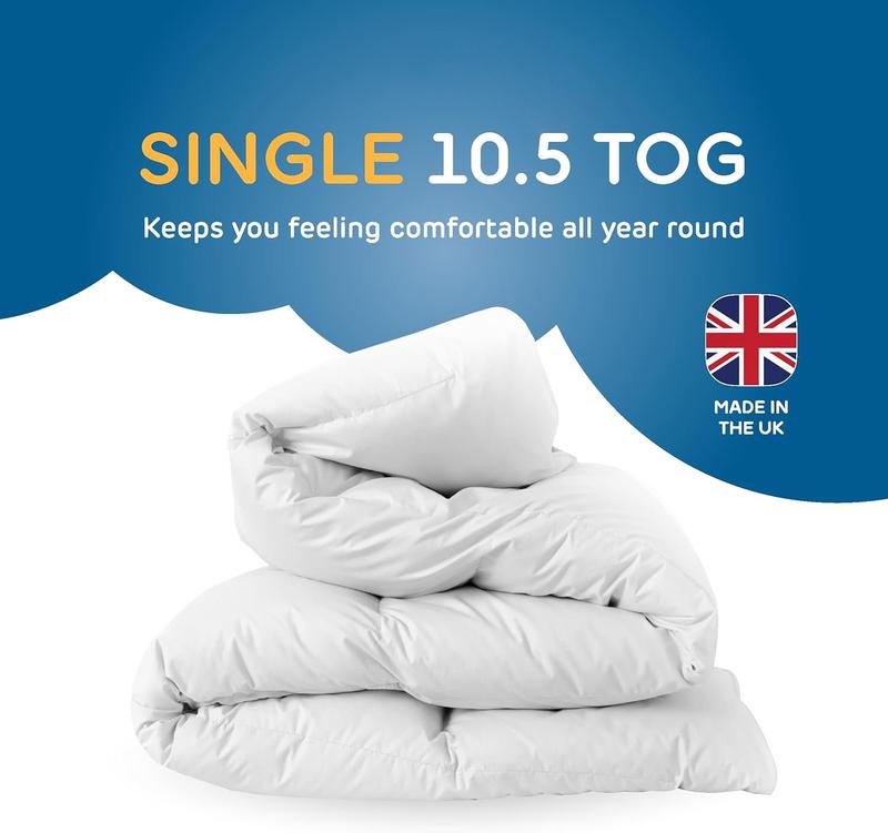 Hotel Quality Extra Deep Anti-Allergy Duvet - 15 Tog All Year Round Quilt Ideal for Summer & Winter - Anti Bacterial, Soft Touch Cover, Hypoallergenic, Machine Washable 2