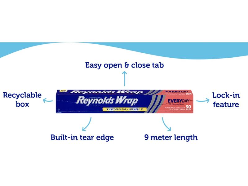 Classic Kitchen Foil | Aluminium Foil | Tin Foil for Cooking, BBQ, Roasting | Pack of 1 Roll, 304mm x 9.14m | Packaging May Vary Cookware Disposable 6