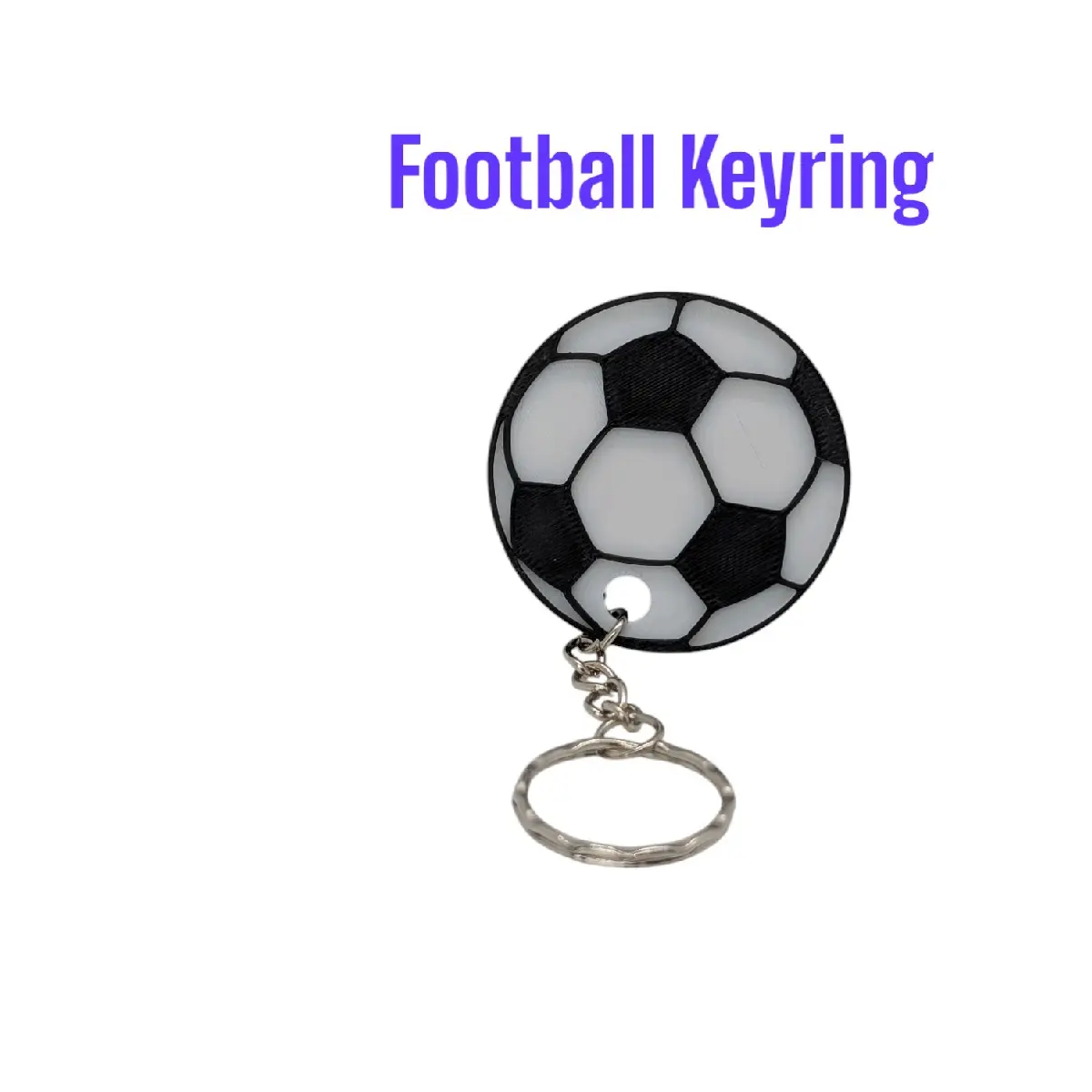 Football 3D Keyring Keychain Gift for Sports Fans
