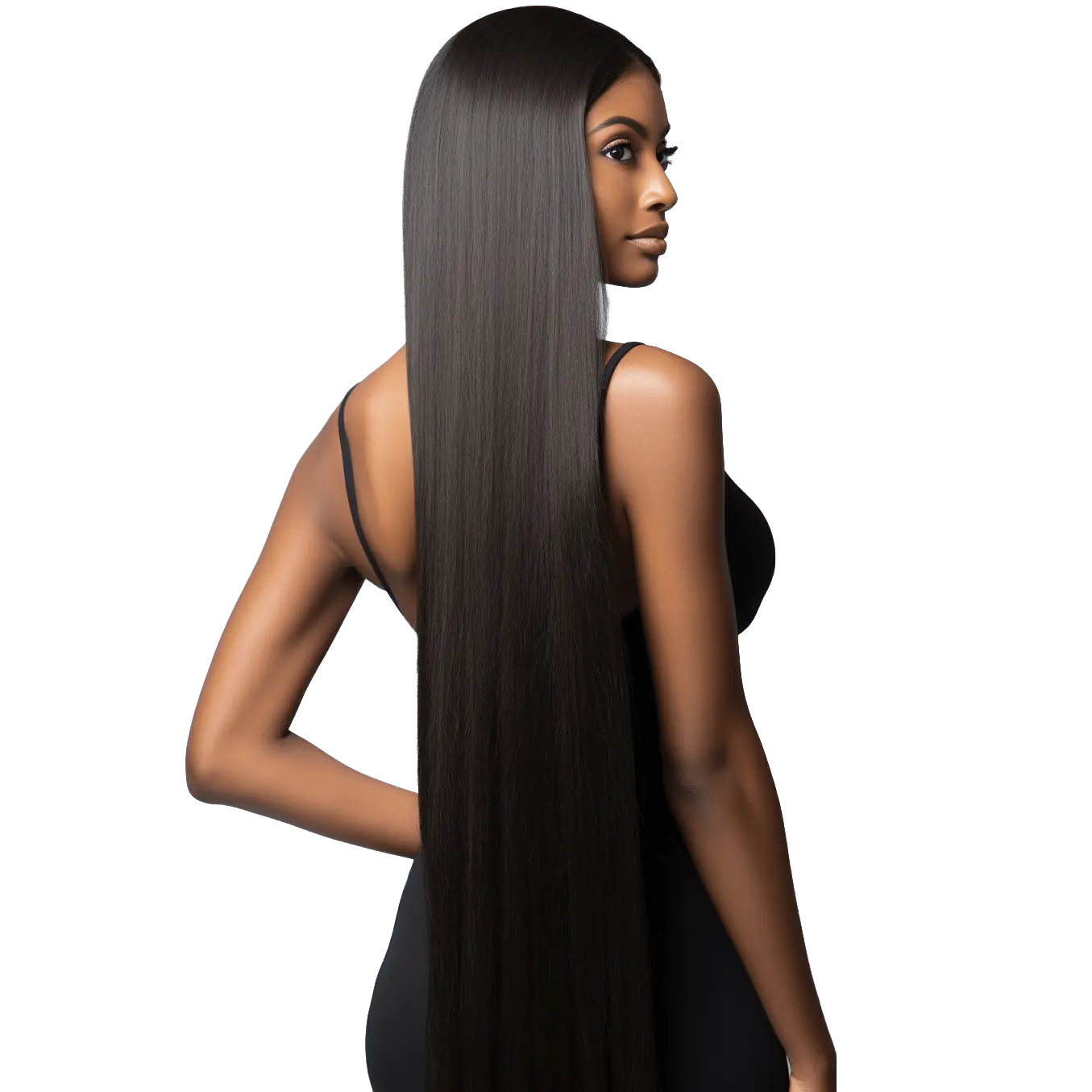 Sleek, GLOSSY WEAVE Classic Brazilian, 2 pcs Bundle 30" Straight Long Synthetic Weave