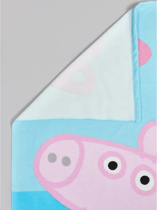 Girls Peppa Pig Summer Beach Fold Out Towel Backpack 2