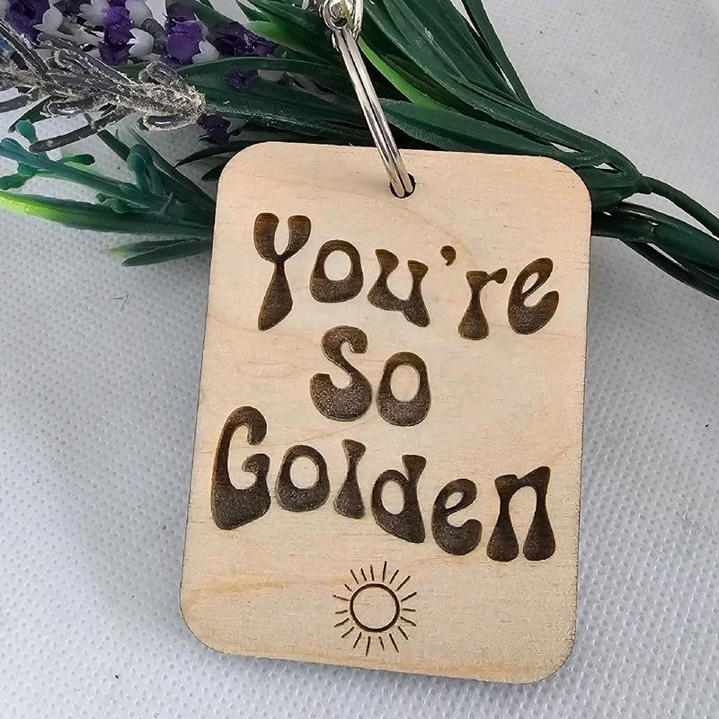 Harry Styles You're So Golden Keyring 0