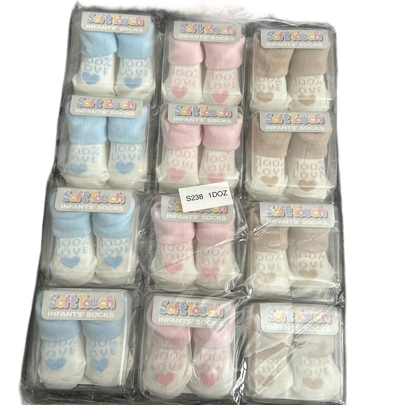 Baby socks for boys and girls, available in various colors and sizes 1
