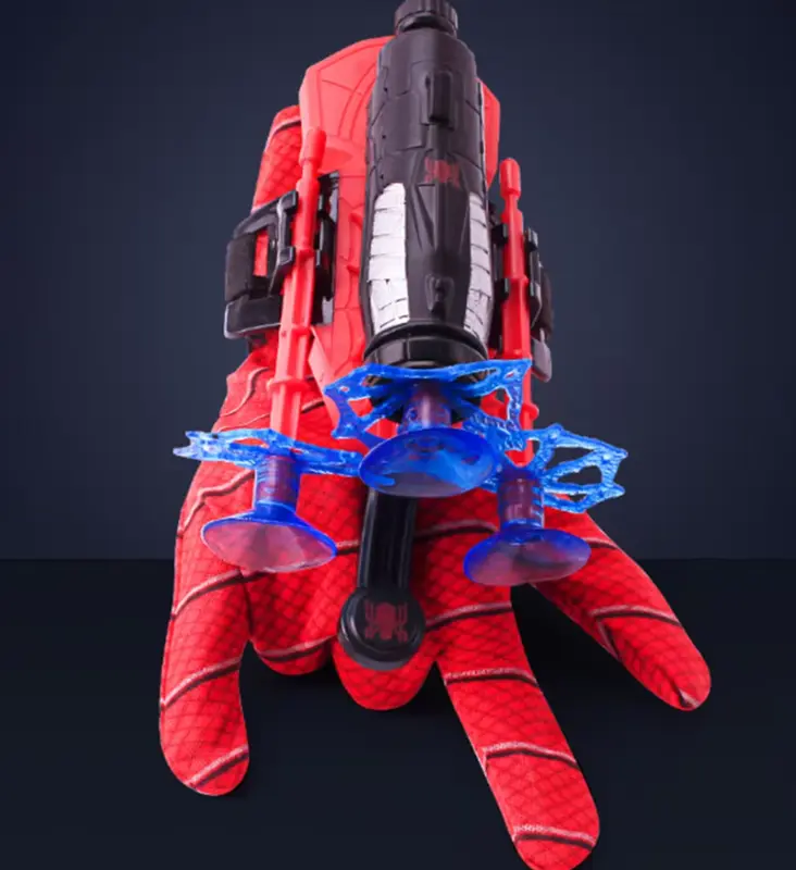 Kids Spiderman Web Shooter Toy Cosplay Launcher Spider Silk Glove Wrist Launcher 3