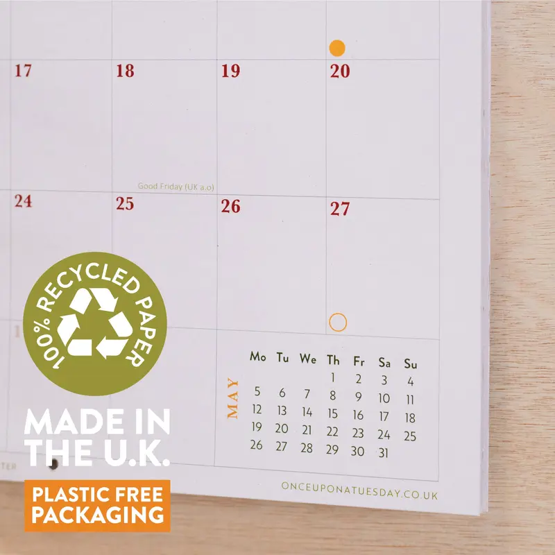 2025 Calendar | Mushroom Art | Large Square 3