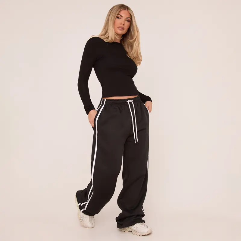 Contrast Stripe Track Pants 0