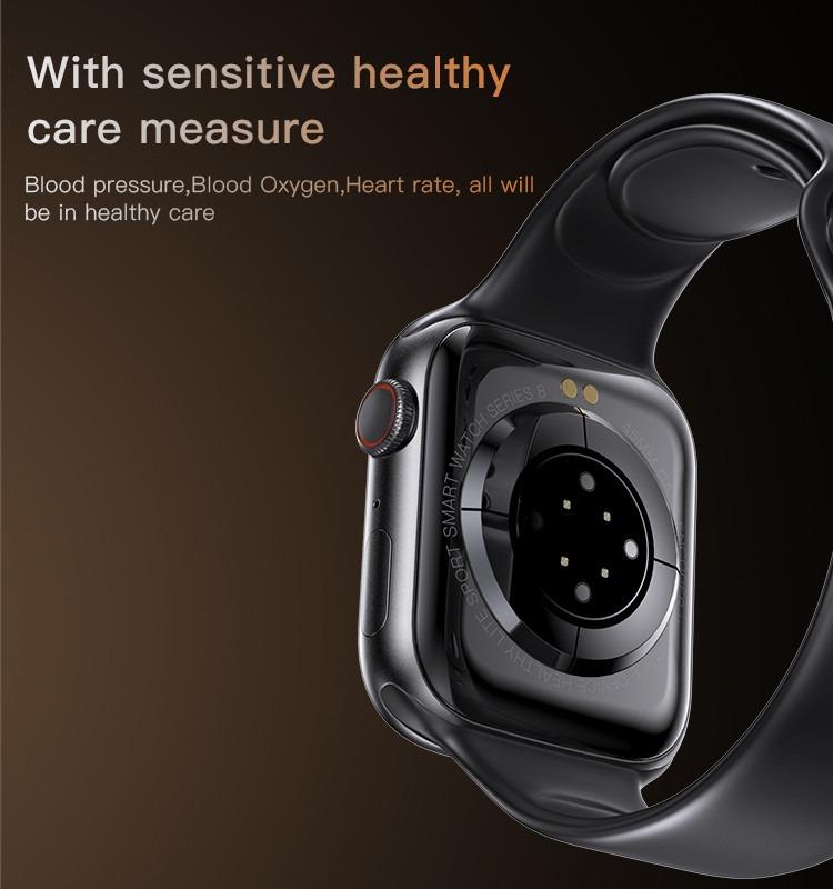 Product Introduction of Yesido IO17 1.89 inch IPS Screen IP67 Waterproof Smart Watch, Support Blood Pressure Monitoring Devices Wearable Smartphone Wristwatch 5