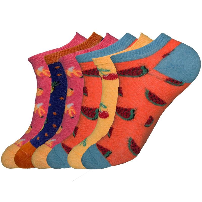 Women’s 12 Pairs Cotton Trainer Low Cut Indoor/Outdoor Sports, Running, Walking, Athletic Wear & Everyday Casual Soft, Durable & 4-7 ankle socks Breathable Fabric Womenswear  Comfortable Lightweight Polyester Print Style Spring Suits Ladies Winter 4