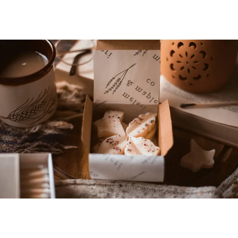 Autumn Spice Scented Leaves Shaped Wax Melts 1