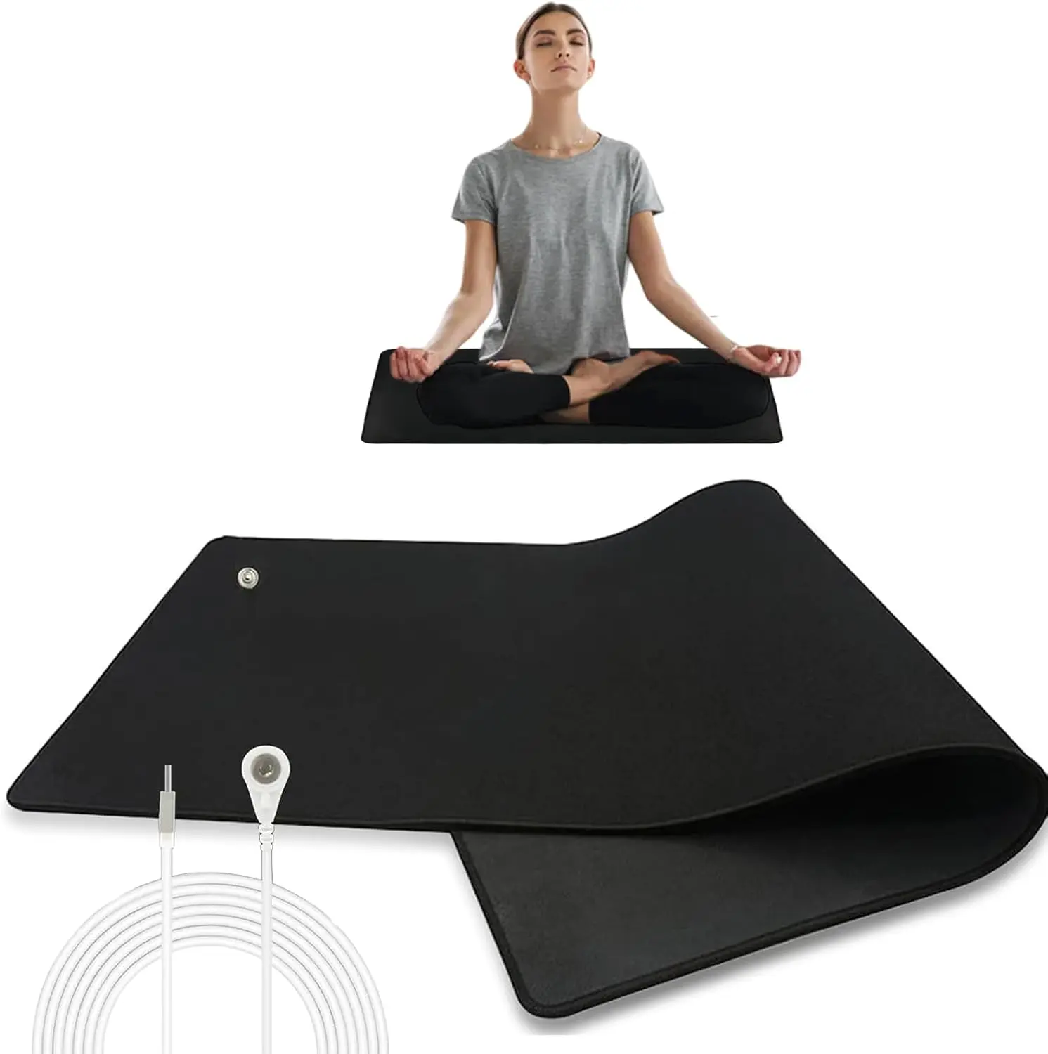 Grounding Well Mat, 30 X 100 cm Grounding Mat Earthing UK for Improving Sleep and Stress Relief