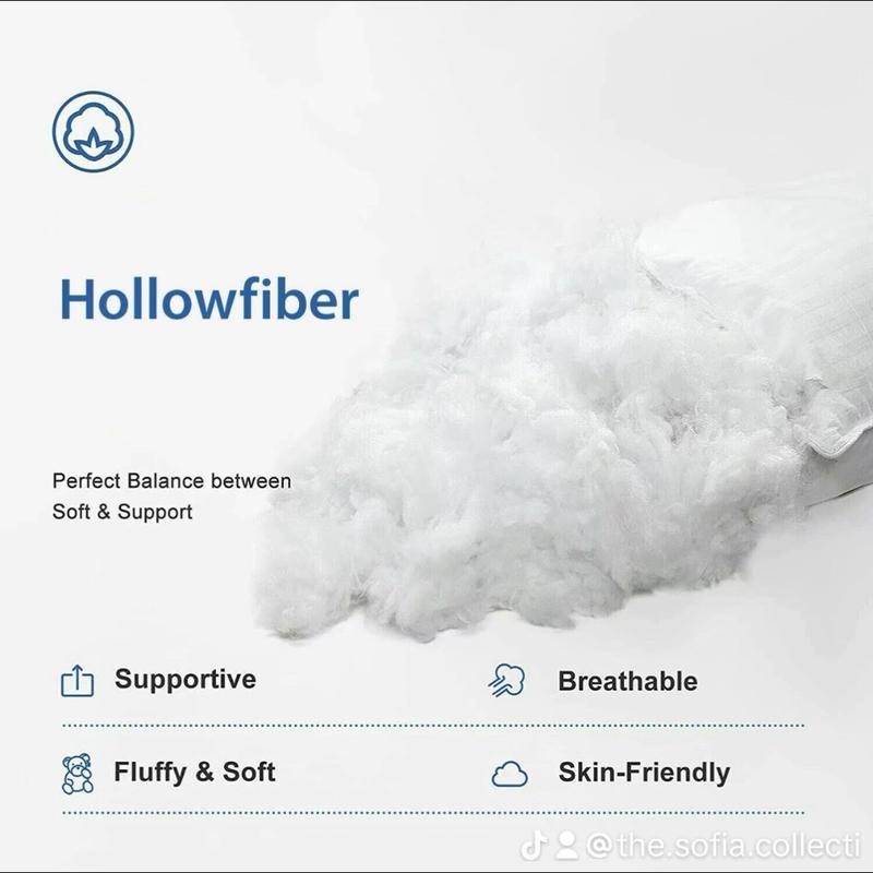 Pack of 4 AH Luxury  Pillows,for the best Comfy sleep machine wash breathable pillows & bed wedges hotel pillows pillow perfection 6