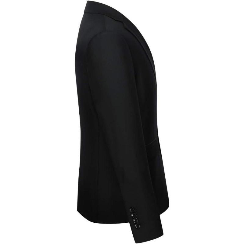 Men's 2-piece suit slim fit business suit jacket casual jacket long pants 3