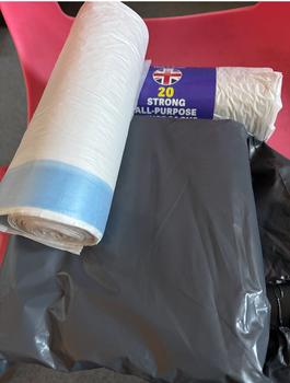 Product Review of Bitterplum 100pcs White Mid-Size Drawstring Strong Pedal Bin Liners from u**7 0