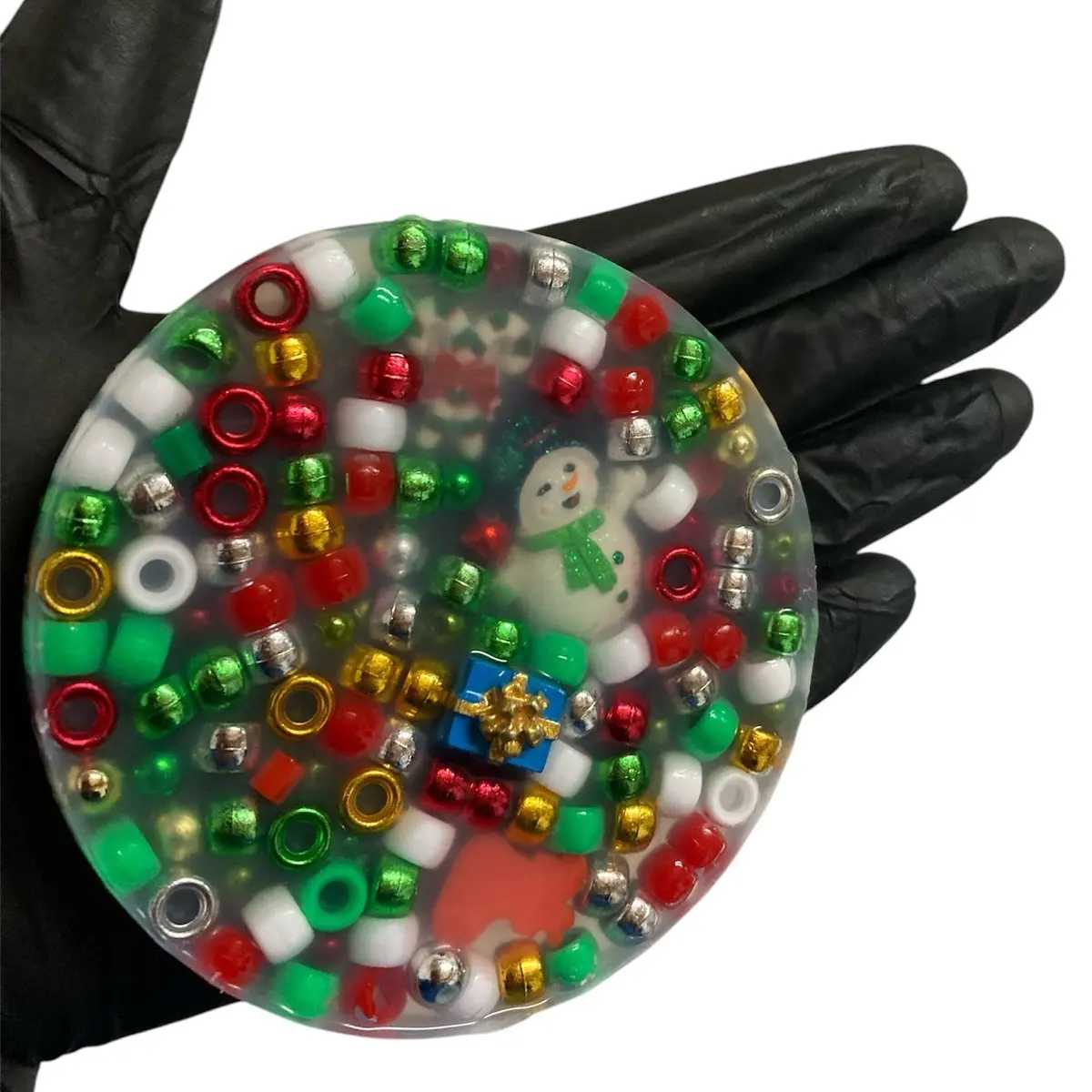 PICKY PAD 'Festive Circle pad' for Skin Picking, Anxiety Aid, Stress Relief & Fidget