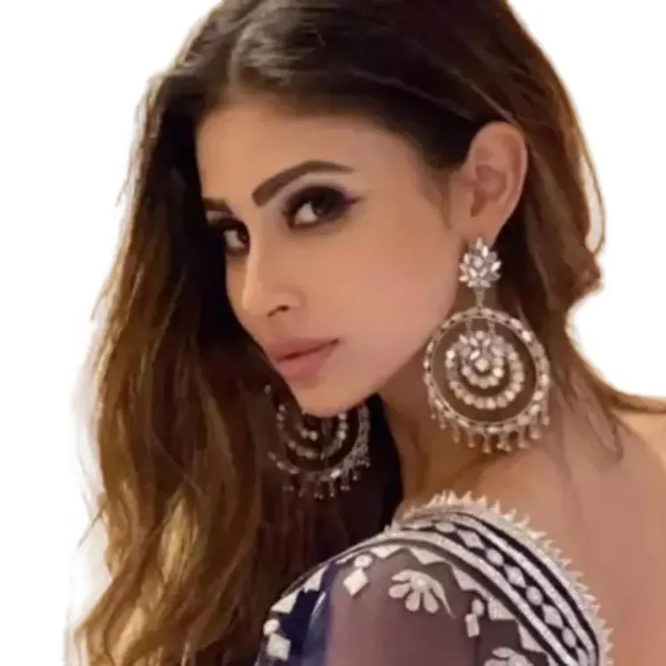 Earrings /oxidised Silver Jhumkas/ imouni Roy earrings /Pakistani Earrings / bollywood Earrings /mirror Jewelry Gift for her