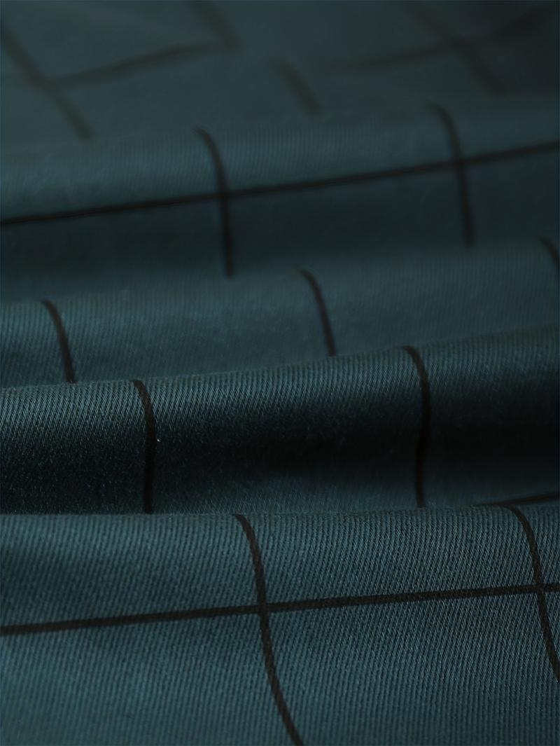 Product Introduction of Elegant Plaid Slacks, Men's Casual Vintage Style Dress Pants For Business Banquet 9