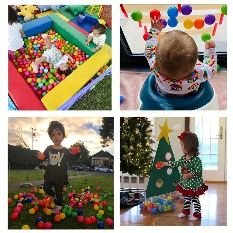 50/100pcs Soft Plastic Ocean Ball Pit Balls - Perfect Toy Balls For Kids, Baby Pool Water Toys, Party Decoration & Photo Booth Props! 6