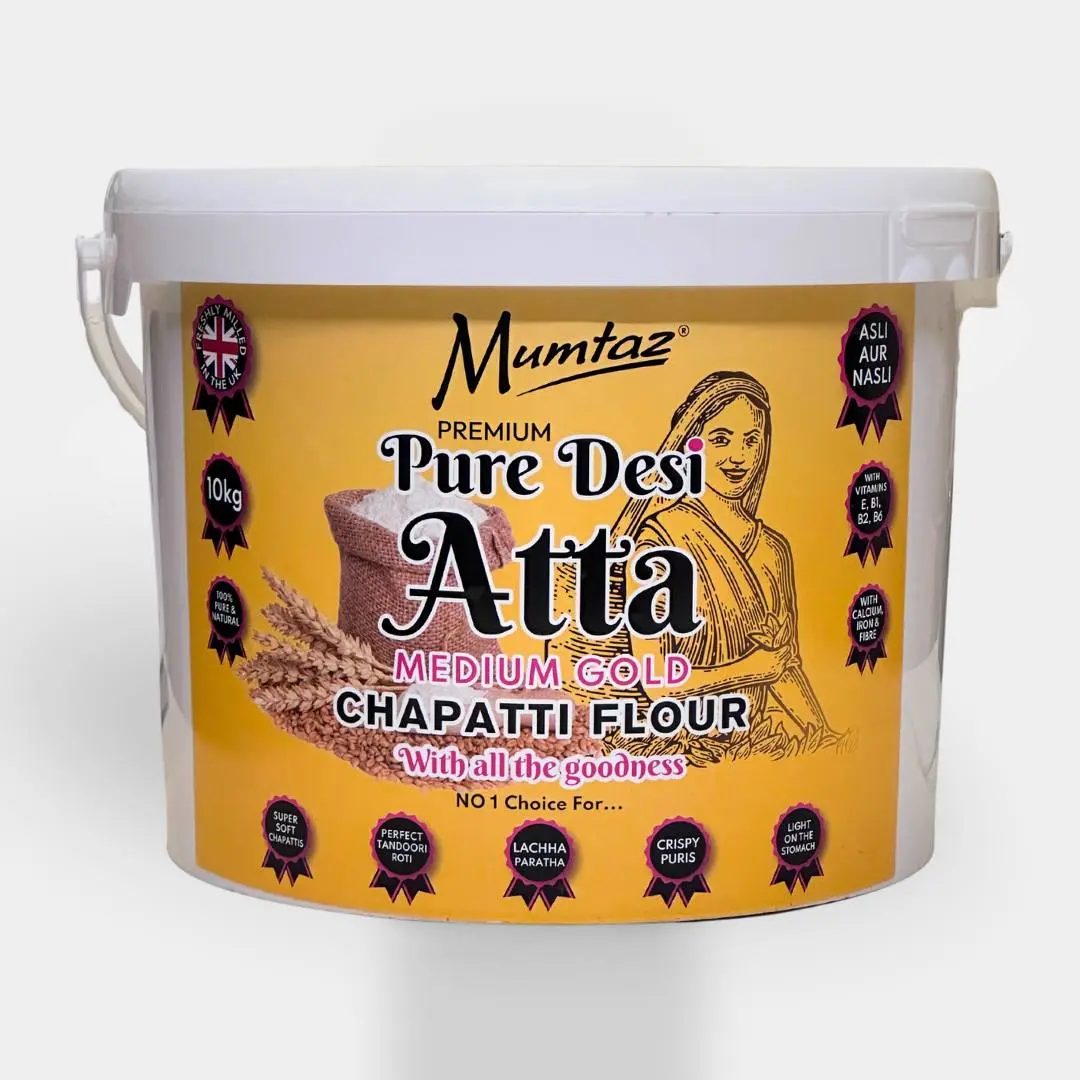 Mumtaz Pure Desi Atta (Chapatti Flour) - 10kg Bucket